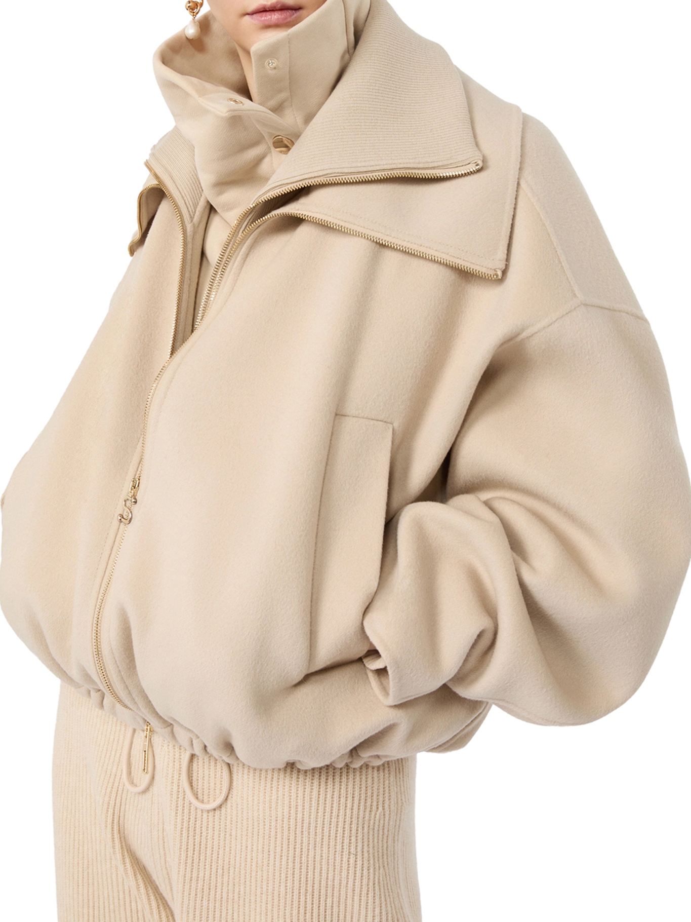 [SPORTMAX] Bomber jacket FW26 2622086012600037 CANAPA