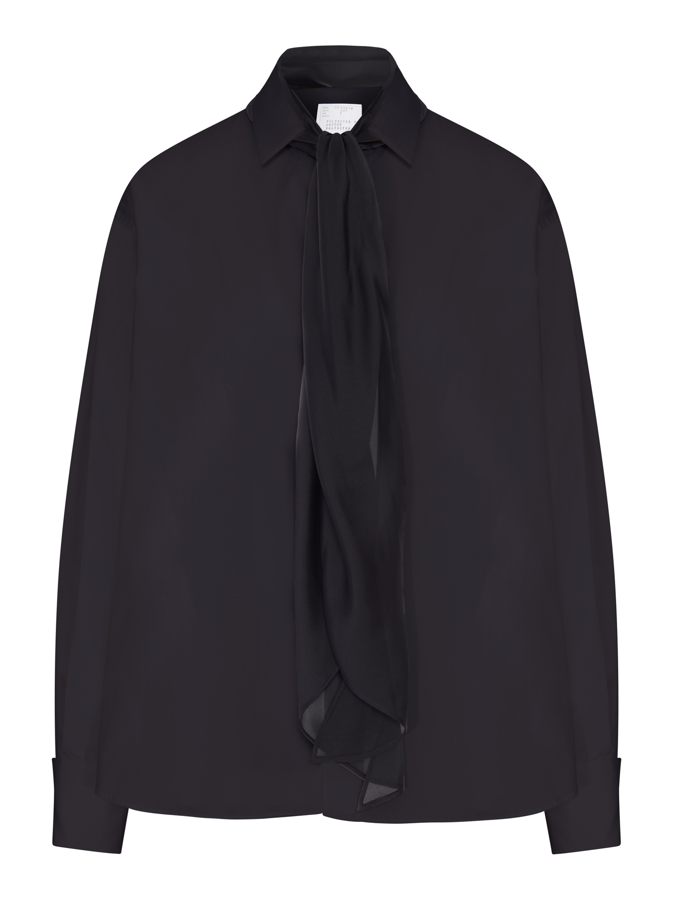 [Sacai] Blouse FW26 2608616001 BLACK