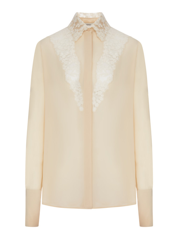 [Fendi] Blouse FW26 FS8381B1UKF0NK9 PERGAMENA