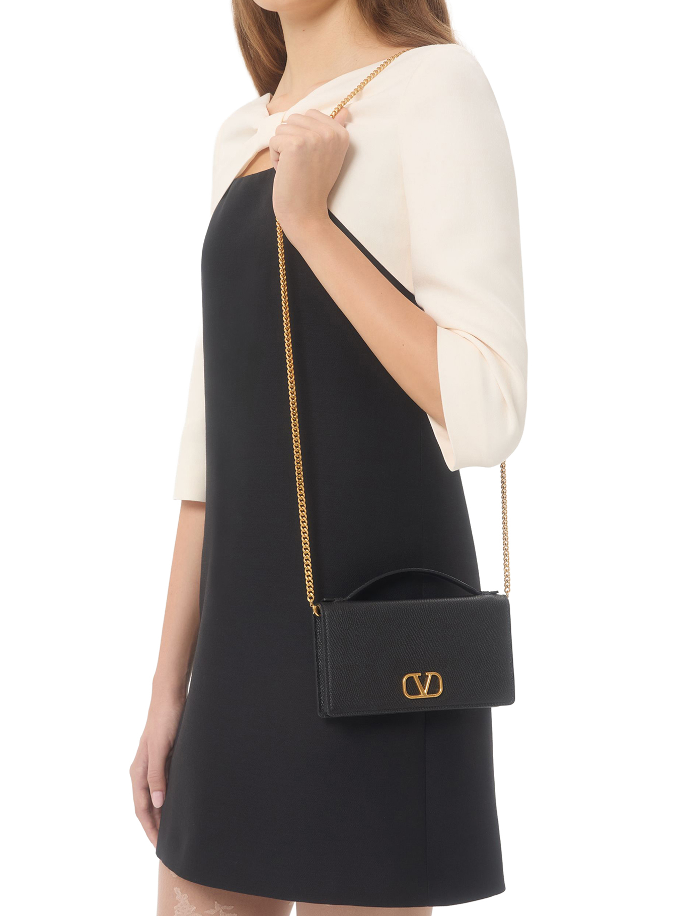 [Valentino Garavani] Clutch bag FW26 9W0P0AU1SNP0NO BLACK