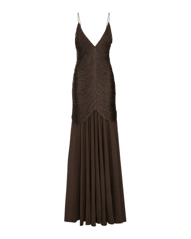 [Bless] Sleeveless dress FW26 NOSTALGIADARK BROWN