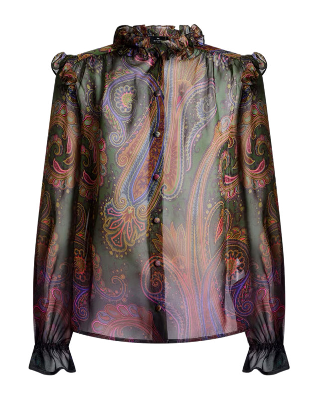 [Etro] Blouse FW26 WRIA007899SP12BX0893 GREEN