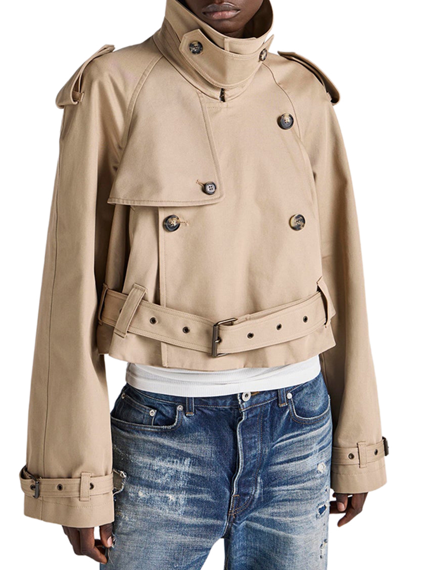 [J.W.Anderson] Trench Coat FW26 JK0438PG1969132 BEIGE