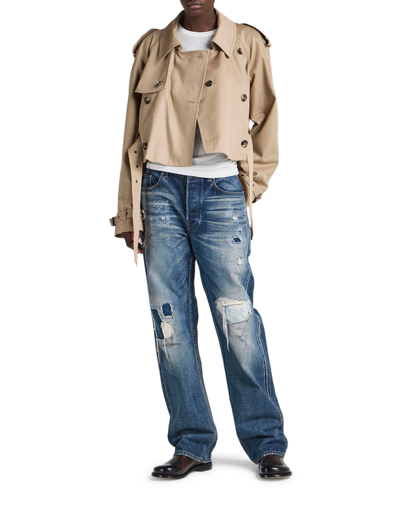 [J.W.Anderson] Trench Coat FW26 JK0438PG1969132 BEIGE