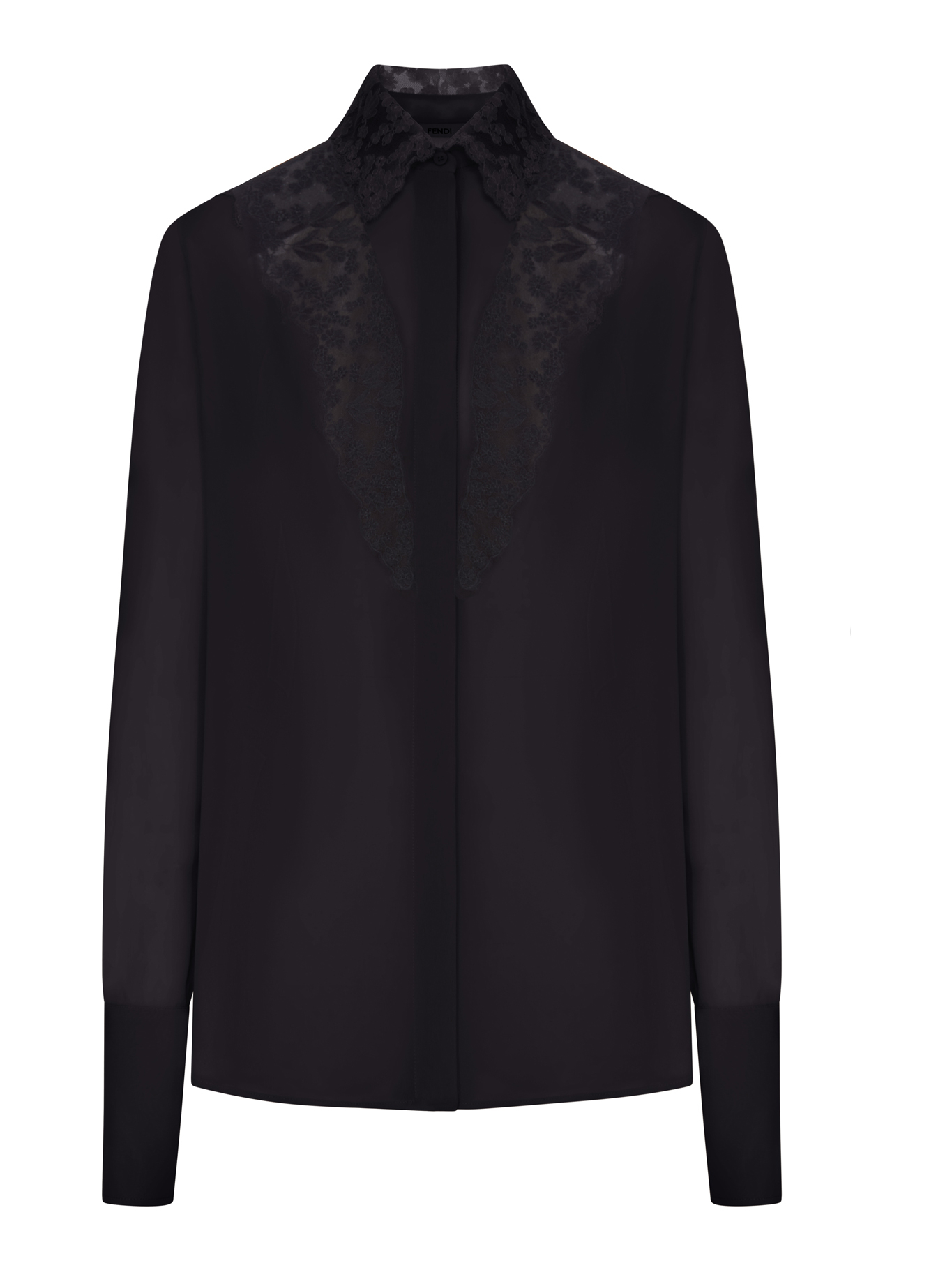 [Fendi] T-shirts Long Sleeve FW26 FS8381B1UKF0QA1 BLACK