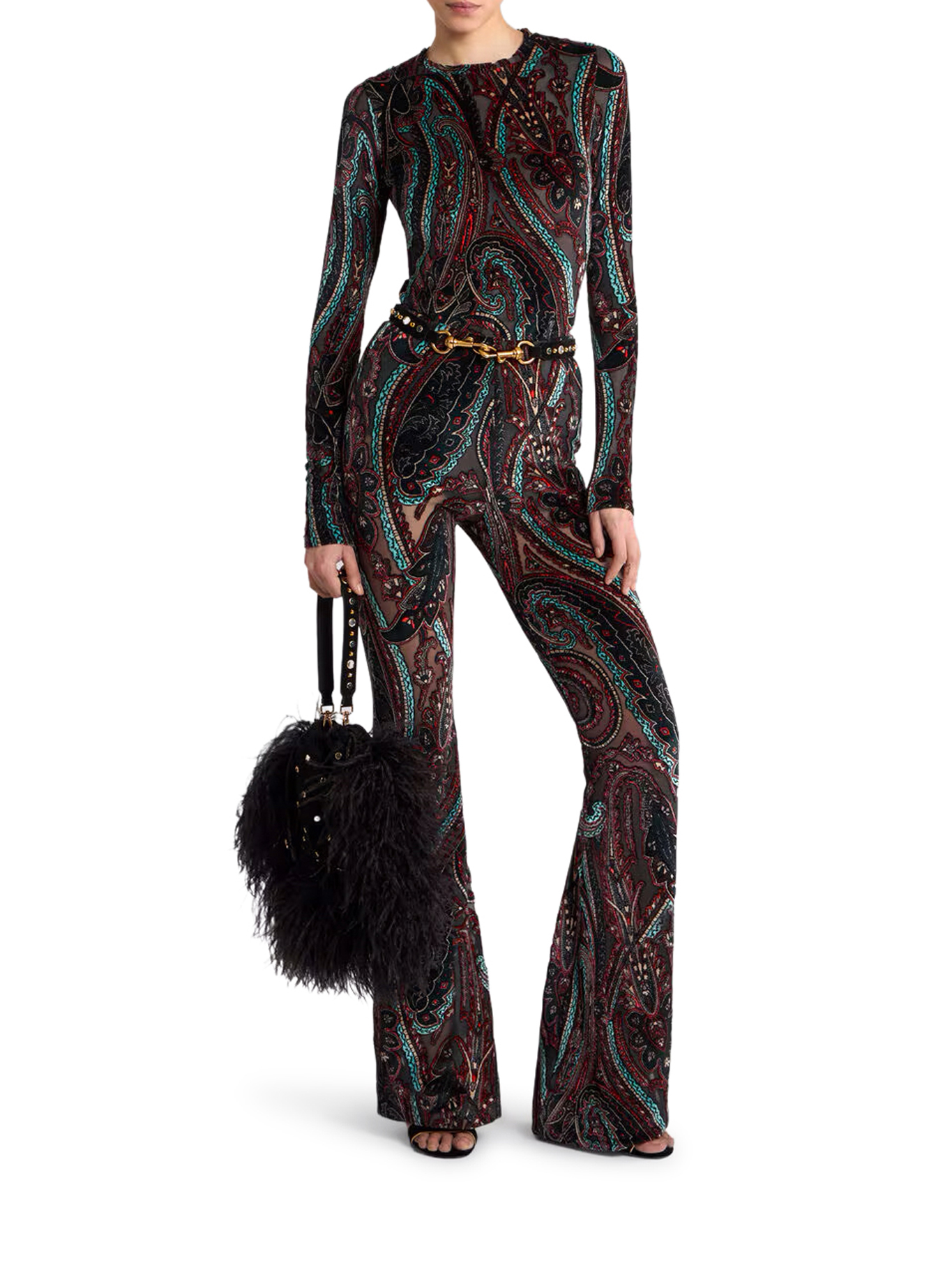 [Etro] T-shirts Long Sleeve FW26 WRJB003999JJD1AS9830 MULTI
