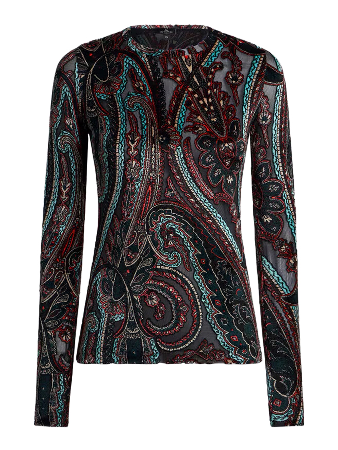 [Etro] T-shirts Long Sleeve FW26 WRJB003999JJD1AS9830 MULTI