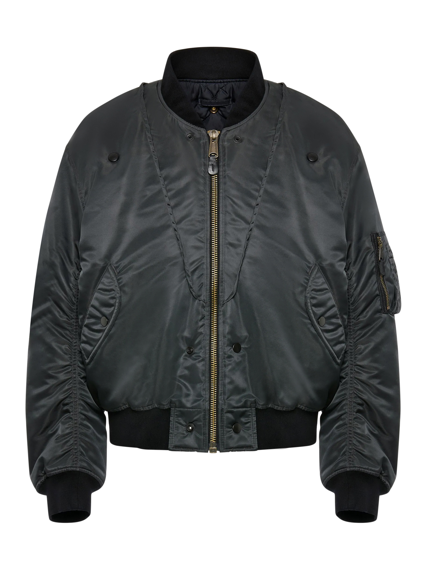 [Maison Margiela] Bomber Jacket FW26 S50AM0662M35923860 DARK GREY