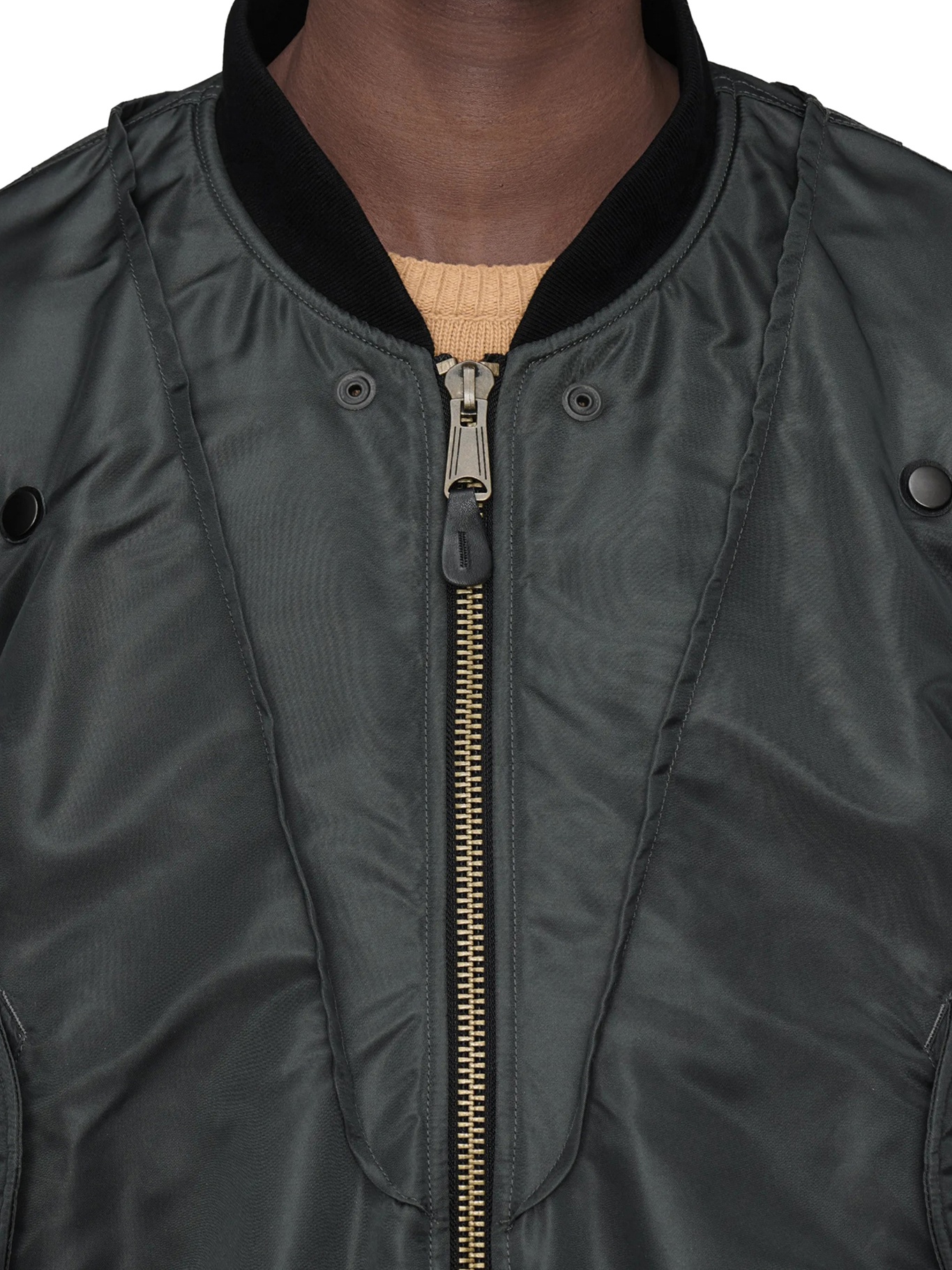 [Maison Margiela] Bomber Jacket FW26 S50AM0662M35923860 DARK GREY