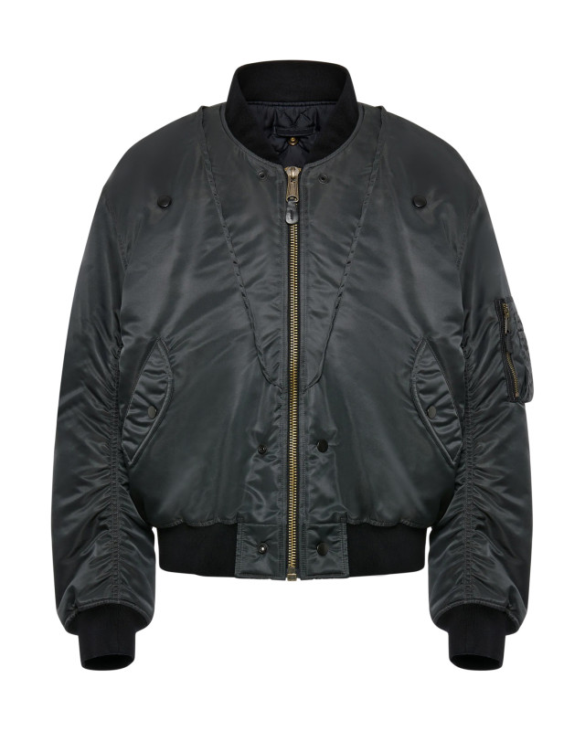 [Maison Margiela] Bomber Jacket FW26 S50AM0662M35923860 DARK GREY