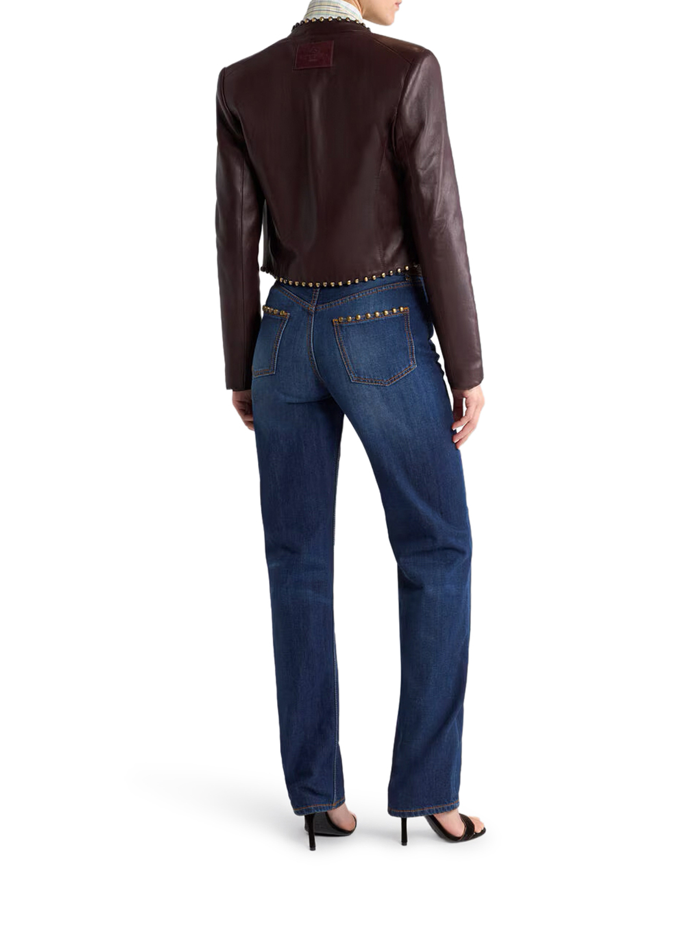 [Etro] Leather Jacket FW26 WROA0036AP126R0369 MULTI