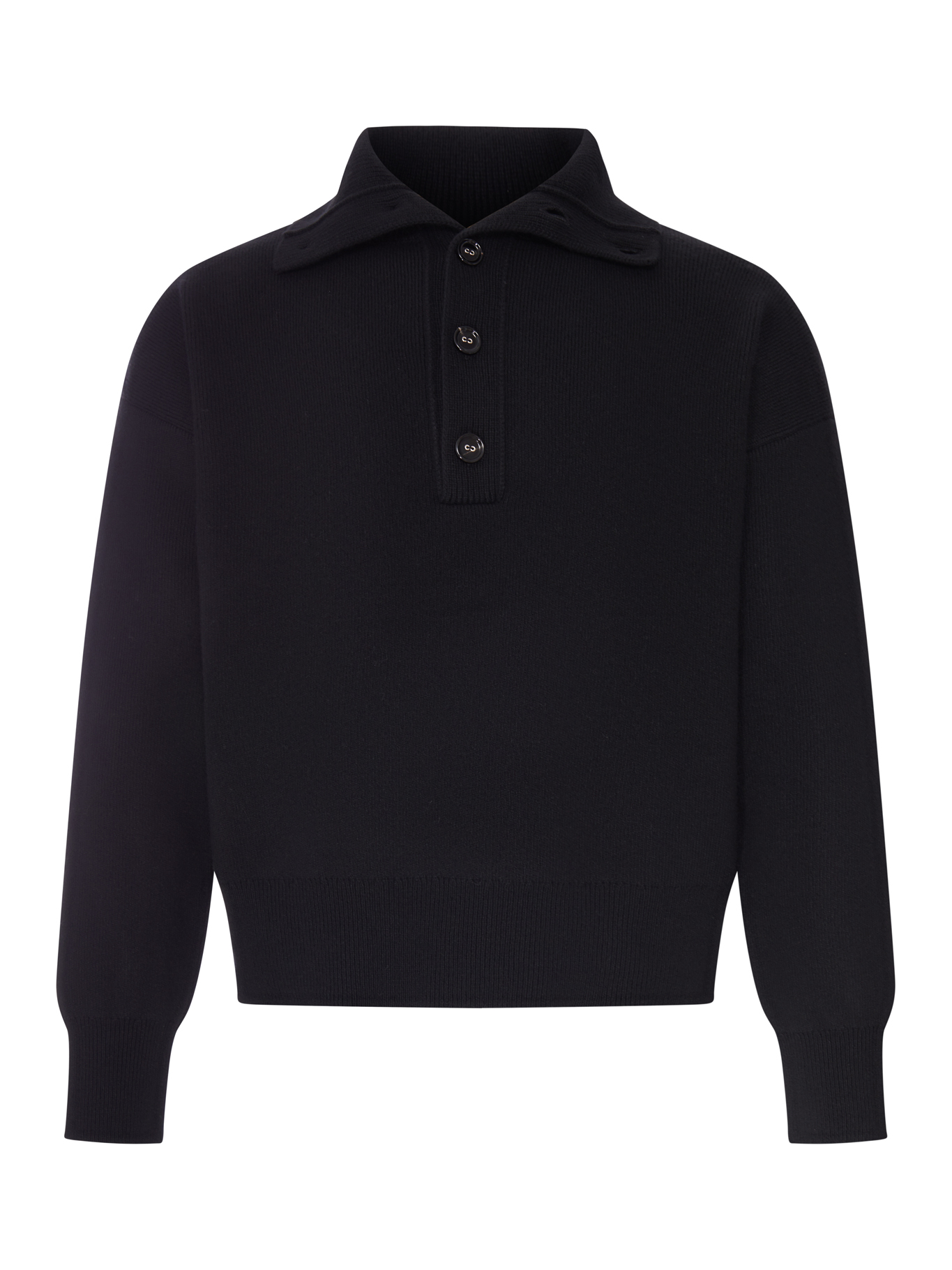 [Ami Paris] Knitwear FW26 UKS885KN0192001 NOIR