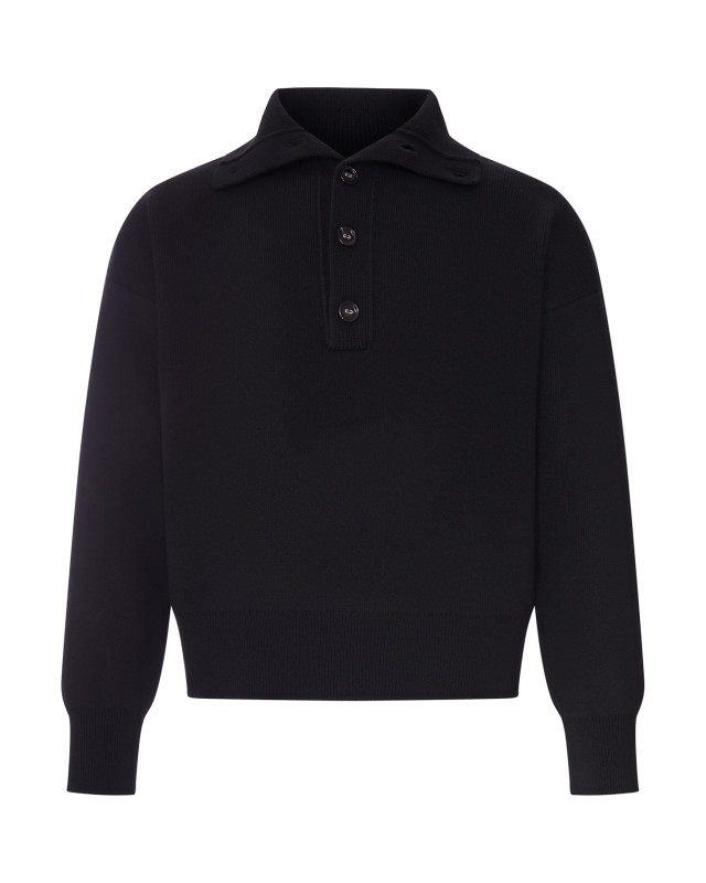 [Ami Paris] Knitwear FW26 UKS885KN0192001 NOIR