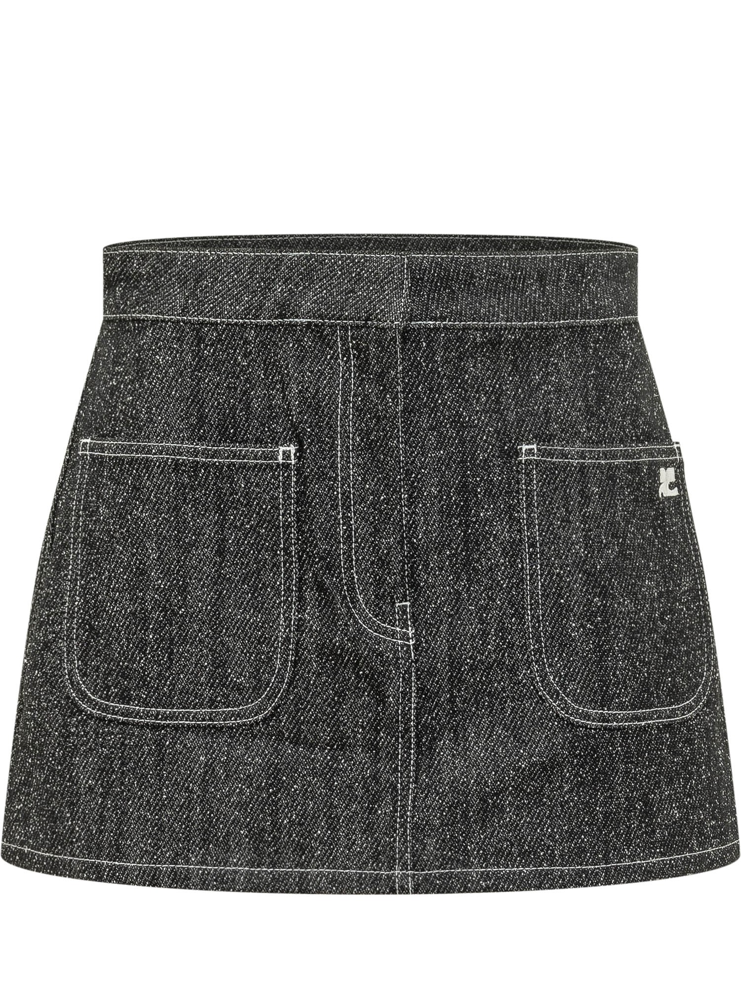 [Courreges] Mini skirt FW26 426DJU437DE0068 9901