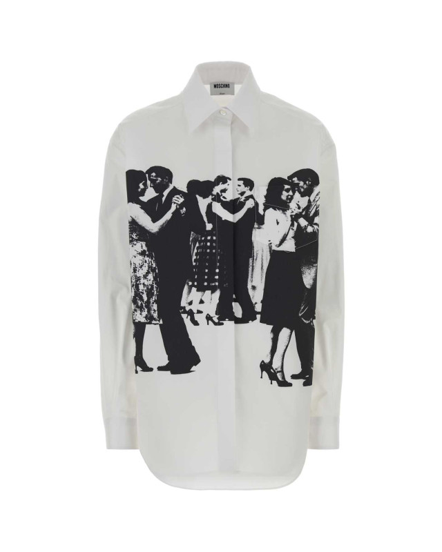 [Moschino] Shirts Long Sleeve FW26 262D02275436 1001