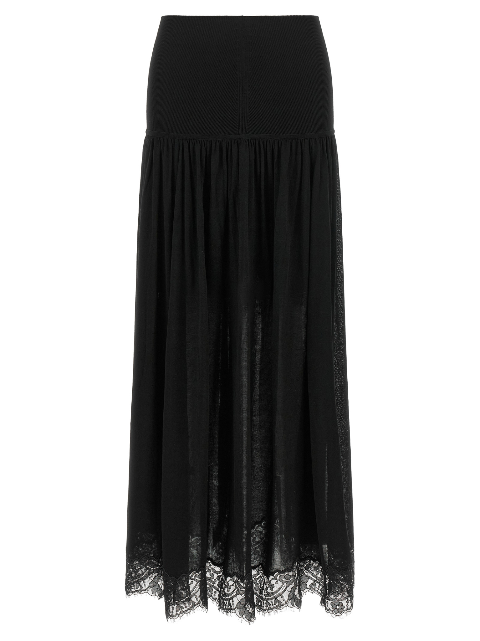 [Zimmermann] Long skirt FW26 9282SF261BLK