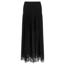 [Zimmermann] Long skirt FW26 9282SF261BLK