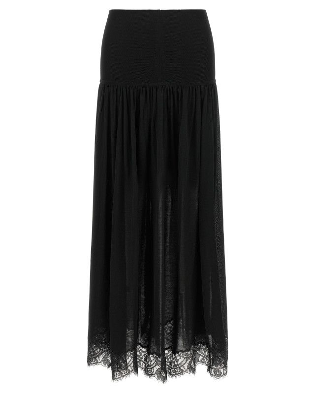 [Zimmermann] Long skirt FW26 9282SF261BLK