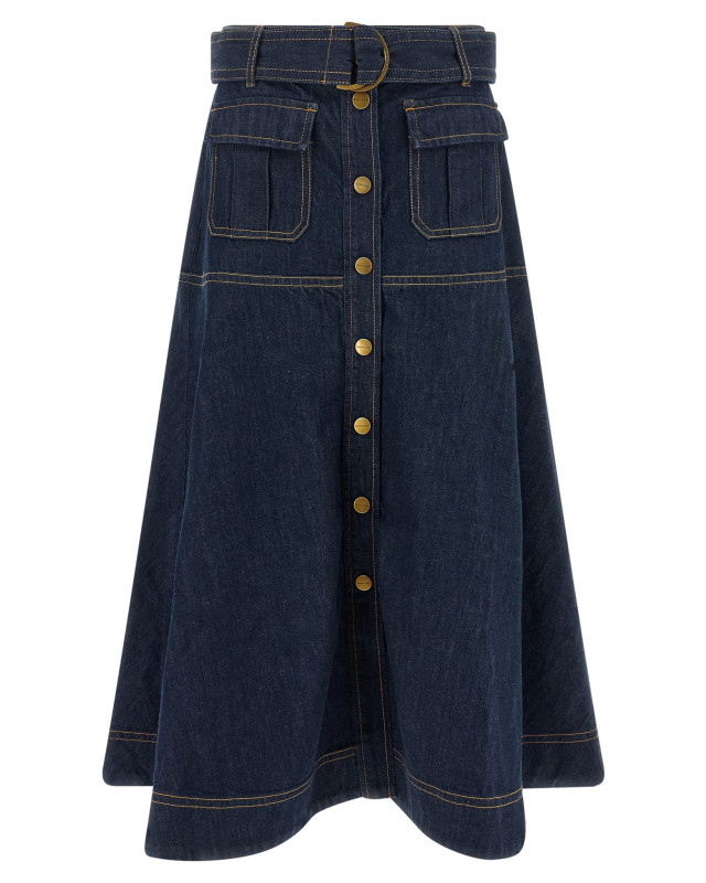 [Zimmermann] Long skirt FW26 0520SF26RHABL