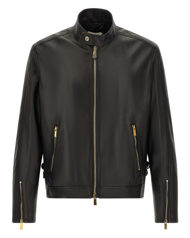 [Versace] Leather Jacket FW26 10270501A189801B000
