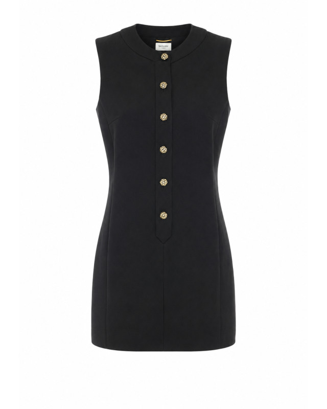 [Saint Laurent] Sleeveless dress FW26 876016Y6C221000