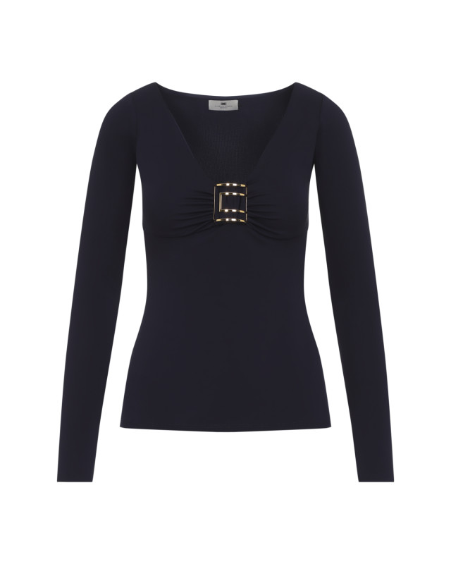 [ELISABETTA FRANCHI] T-shirts Long Sleeve FW26 MD00567E2