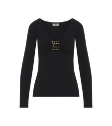 [ELISABETTA FRANCHI] T-shirts Long Sleeve FW26 MD00567E2