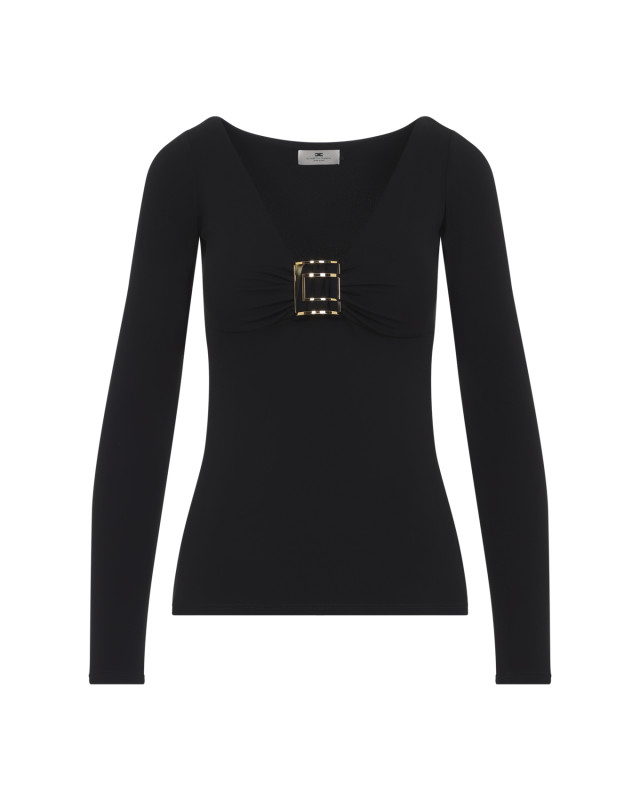 [ELISABETTA FRANCHI] T-shirts Long Sleeve FW26 MD00567E2