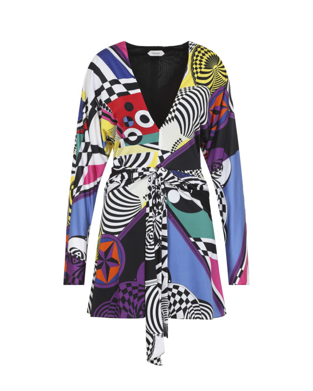 [Versace] Long sleeve dress FW26 1026575.1A19285