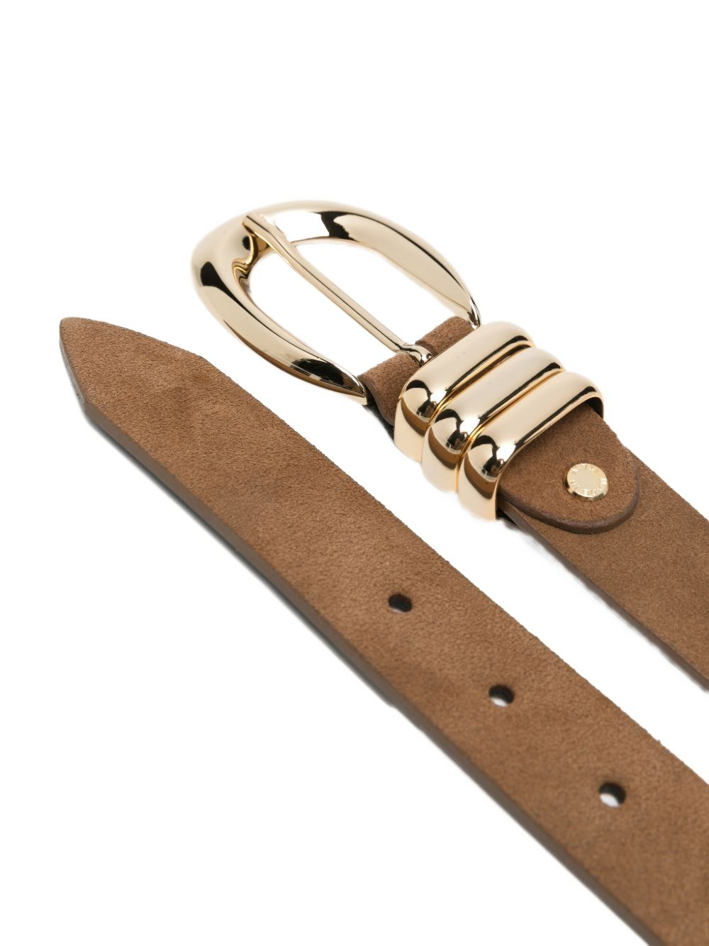 [Federica Tosi] Belt FW26 FTE26CT03BROWN-GOLD