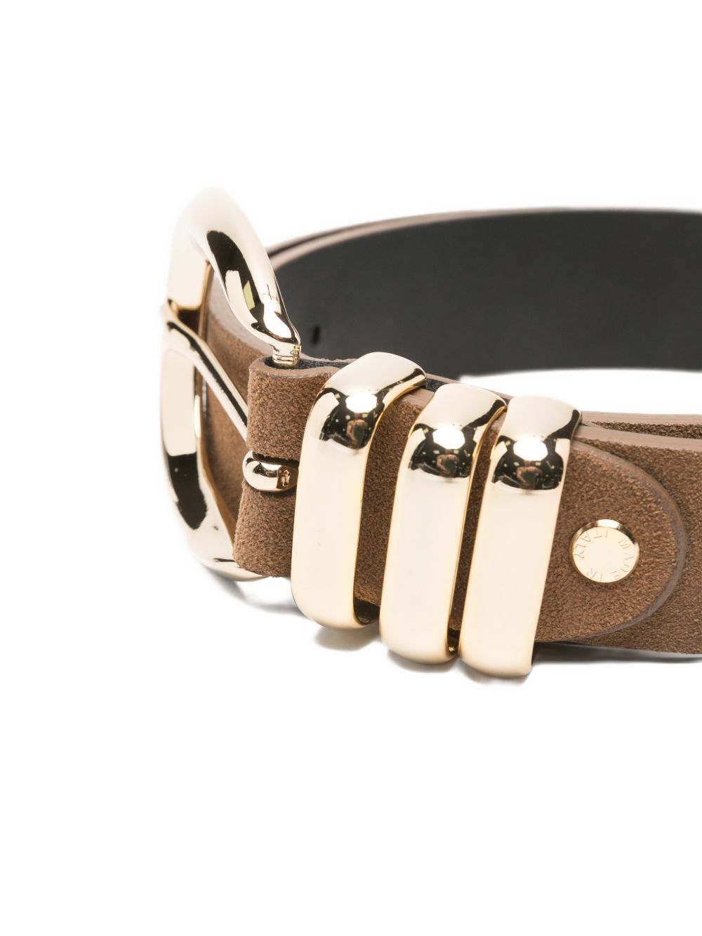 [Federica Tosi] Belt FW26 FTE26CT03BROWN-GOLD