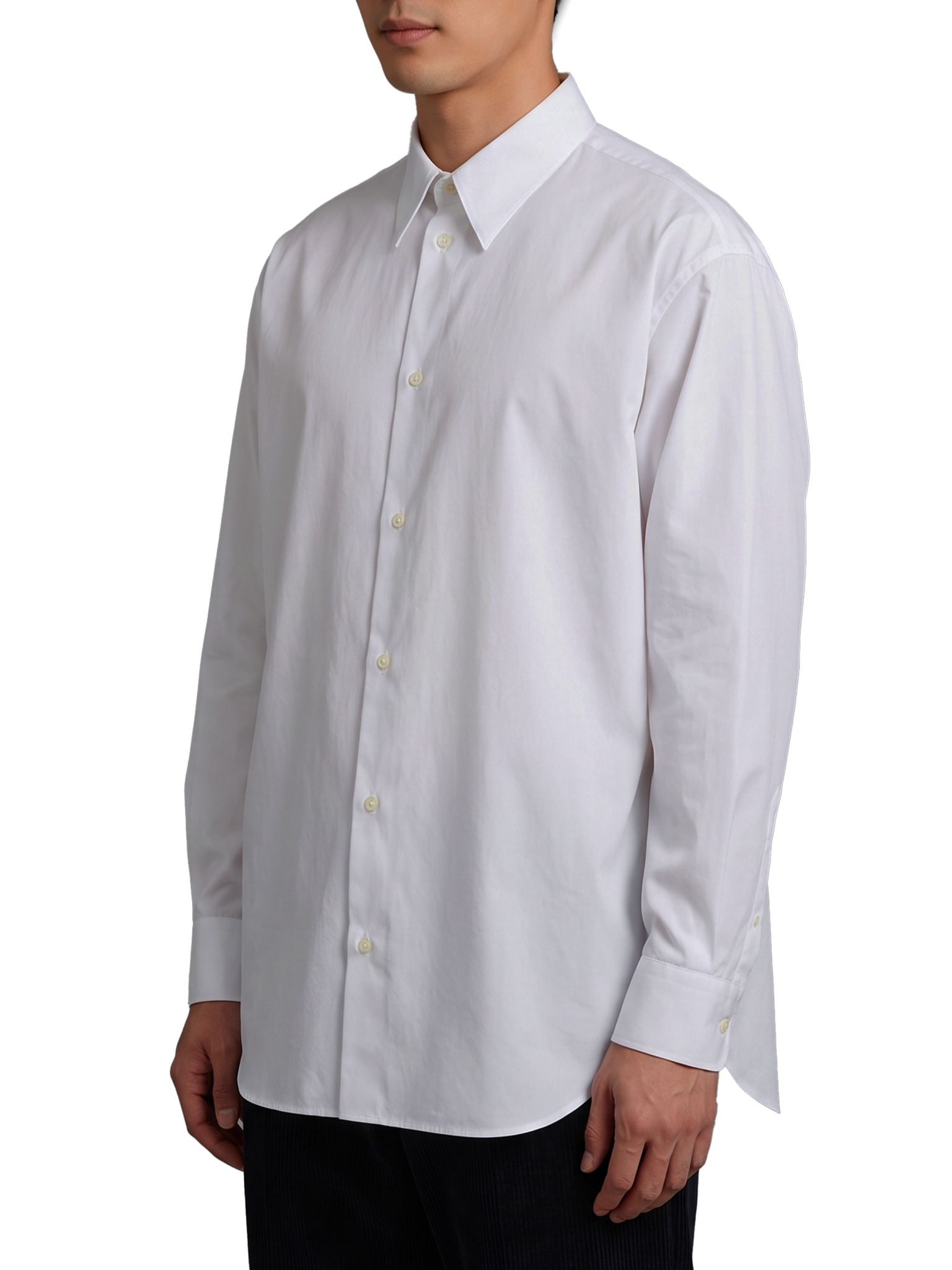 [THE ROW] Shirts Long Sleeve FW26 R000215_W4755_WHT