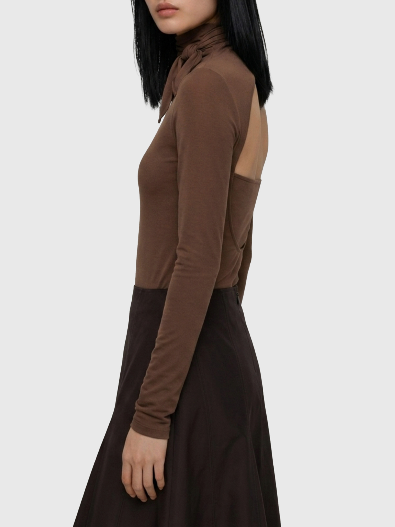 [LEMAIRE] T-shirts Long Sleeve FW26 TS0053_LJ1070_BR423