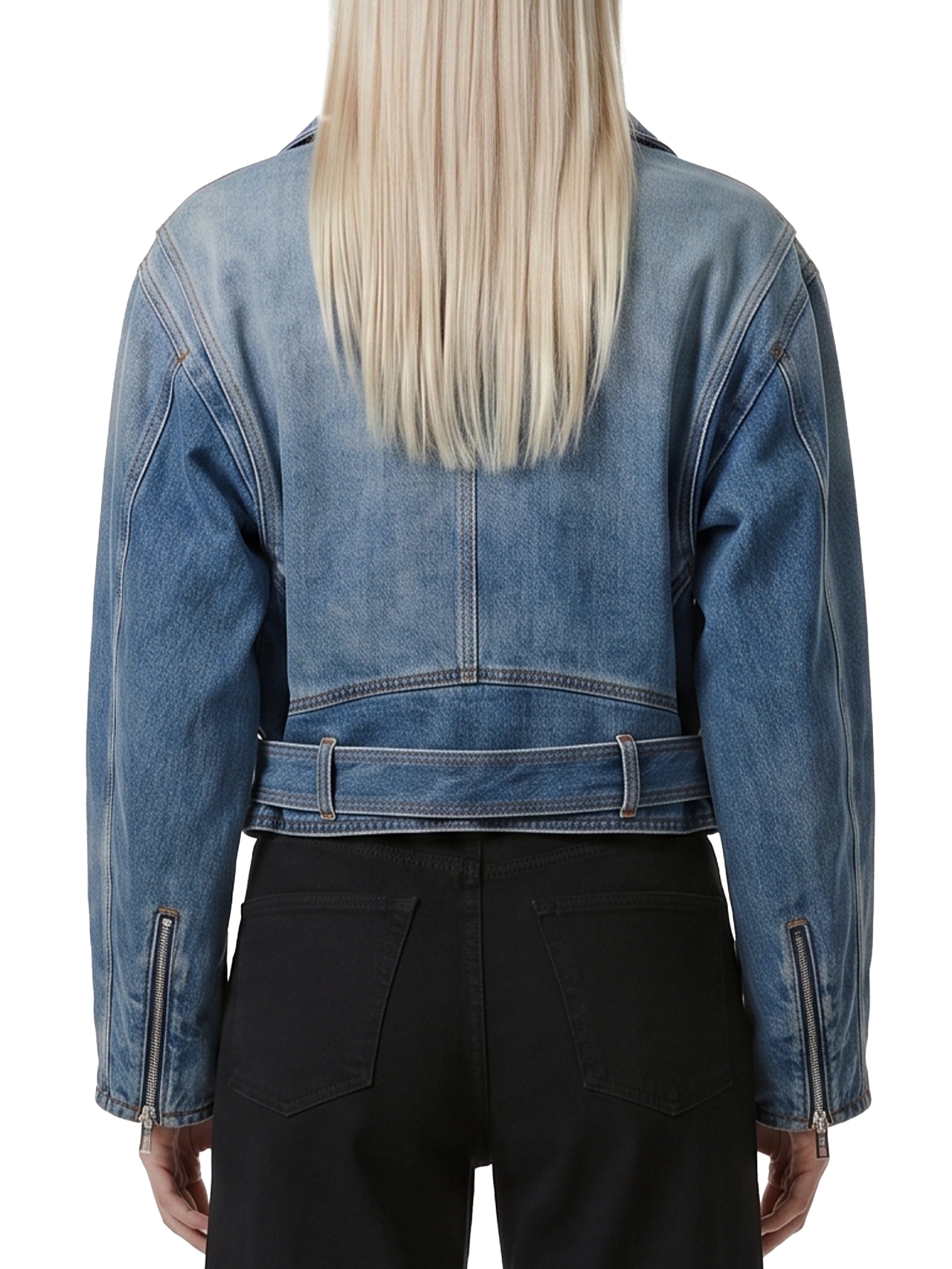 [Alaia] Denim Jacket FW26 AA9V1316D026D__A56