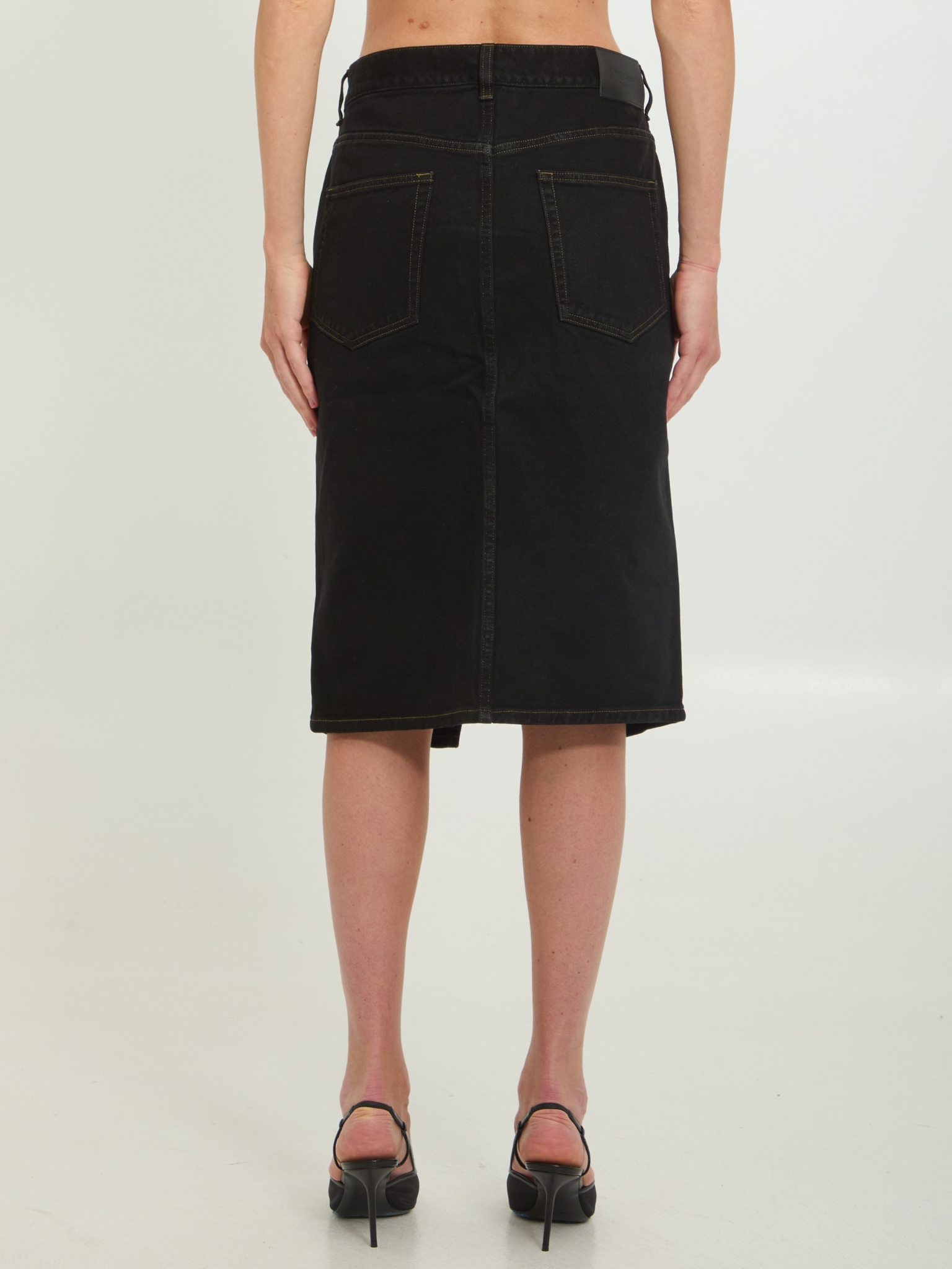 [Saint Laurent] Midi skirt SS26 772260_Y33WC_1299