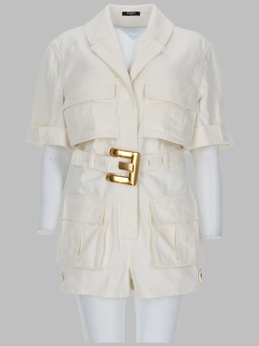 [Balmain] Jump suit FW26 HF1PU040DG14_0FC