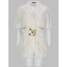 [Balmain] Jump suit FW26 HF1PU040DG14_0FC