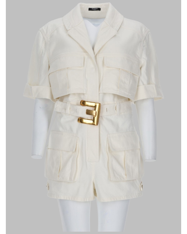 [Balmain] Jump suit FW26 HF1PU040DG14_0FC