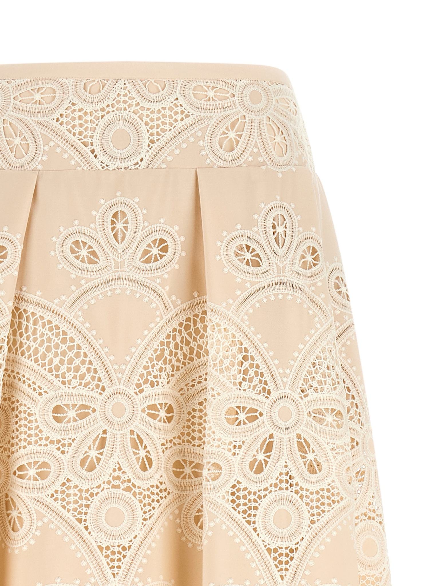 [Elie Saab] Long skirt FW26 SK360NP26COE16CREAM