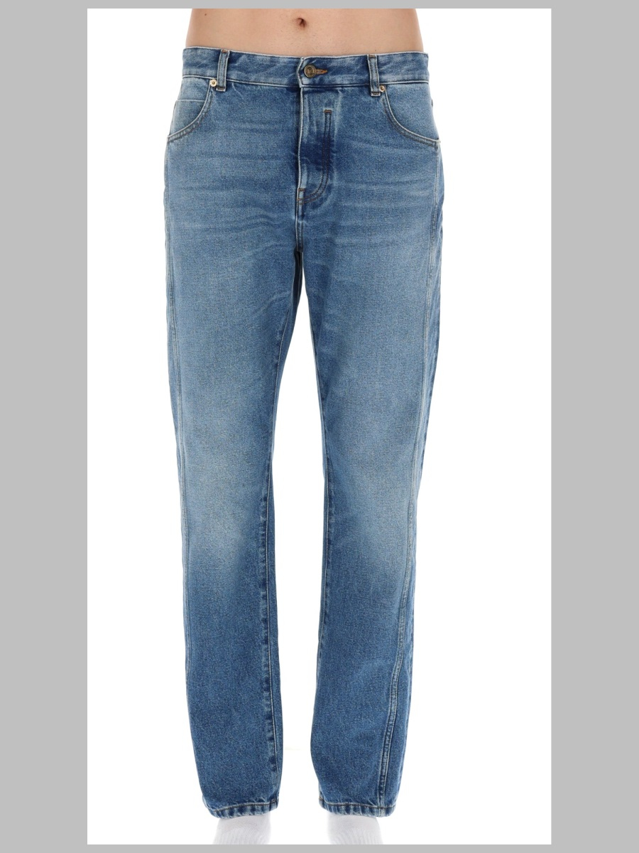 [Balmain] Jeans FW26 HH1MI115DG26_6FF