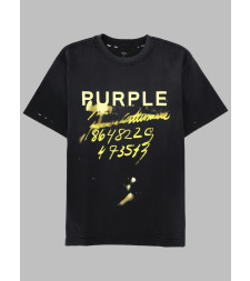 [Purple Brand] T-shirts Short Sleeve FW26 P117_HTBH326BLACK