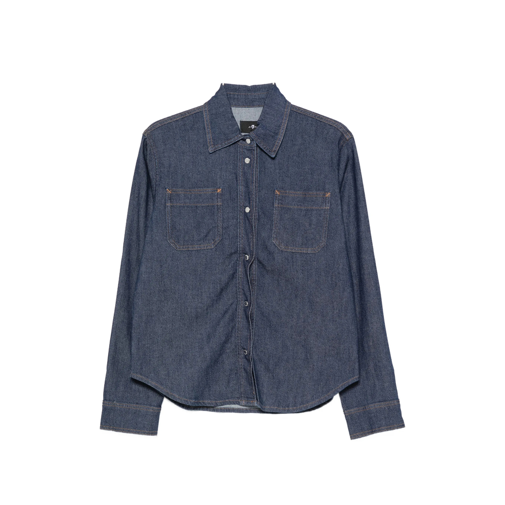 [7 FOR ALL MANKIND] Shirts Long Sleeve FW26 7UCR0R70 UTILITY 1A9