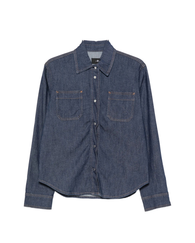 [7 FOR ALL MANKIND] Shirts Long Sleeve FW26 7UCR0R70 UTILITY 1A9