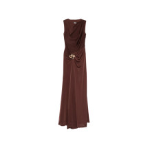 [Rebecca Vallance] Sleeveless dress FW26 2602-1706  CHOCO