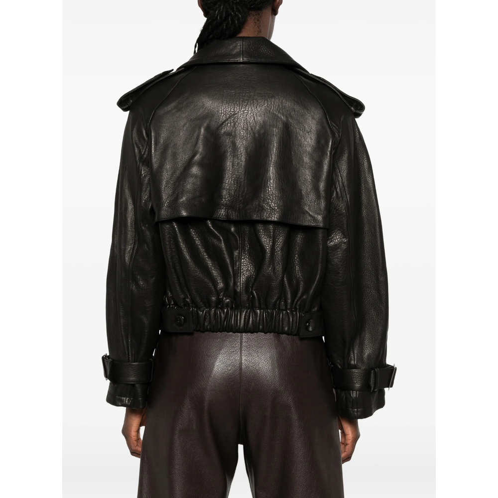 [Giorgio Brato] Leather Jacket FW26 GD27F01102MGA  NERO