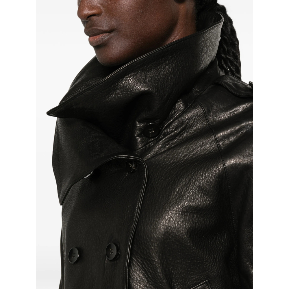 [Giorgio Brato] Leather Jacket FW26 GD27F01102MGA  NERO