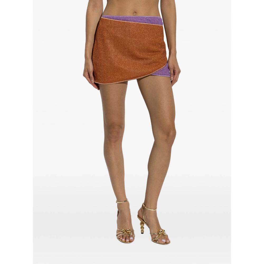 [OSEREE] Mini skirt FW26 LDGF268 LUREX ORLIL