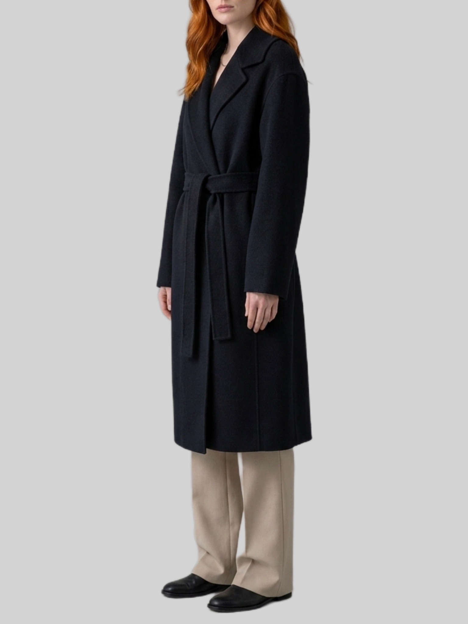 [THE ROW] Coat FW26 R000442_W1439_BLK