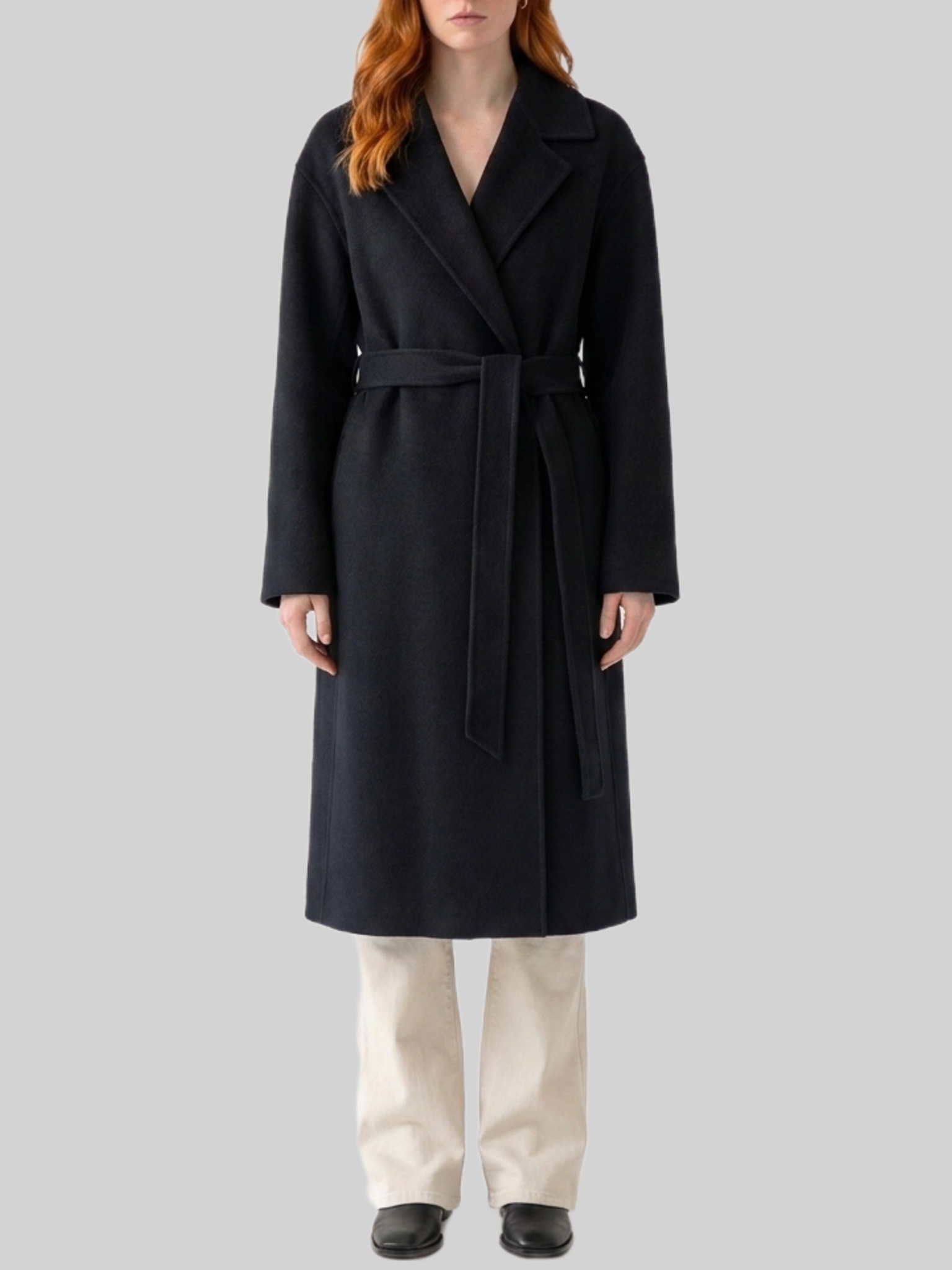 [THE ROW] Coat FW26 R000442_W1439_BLK