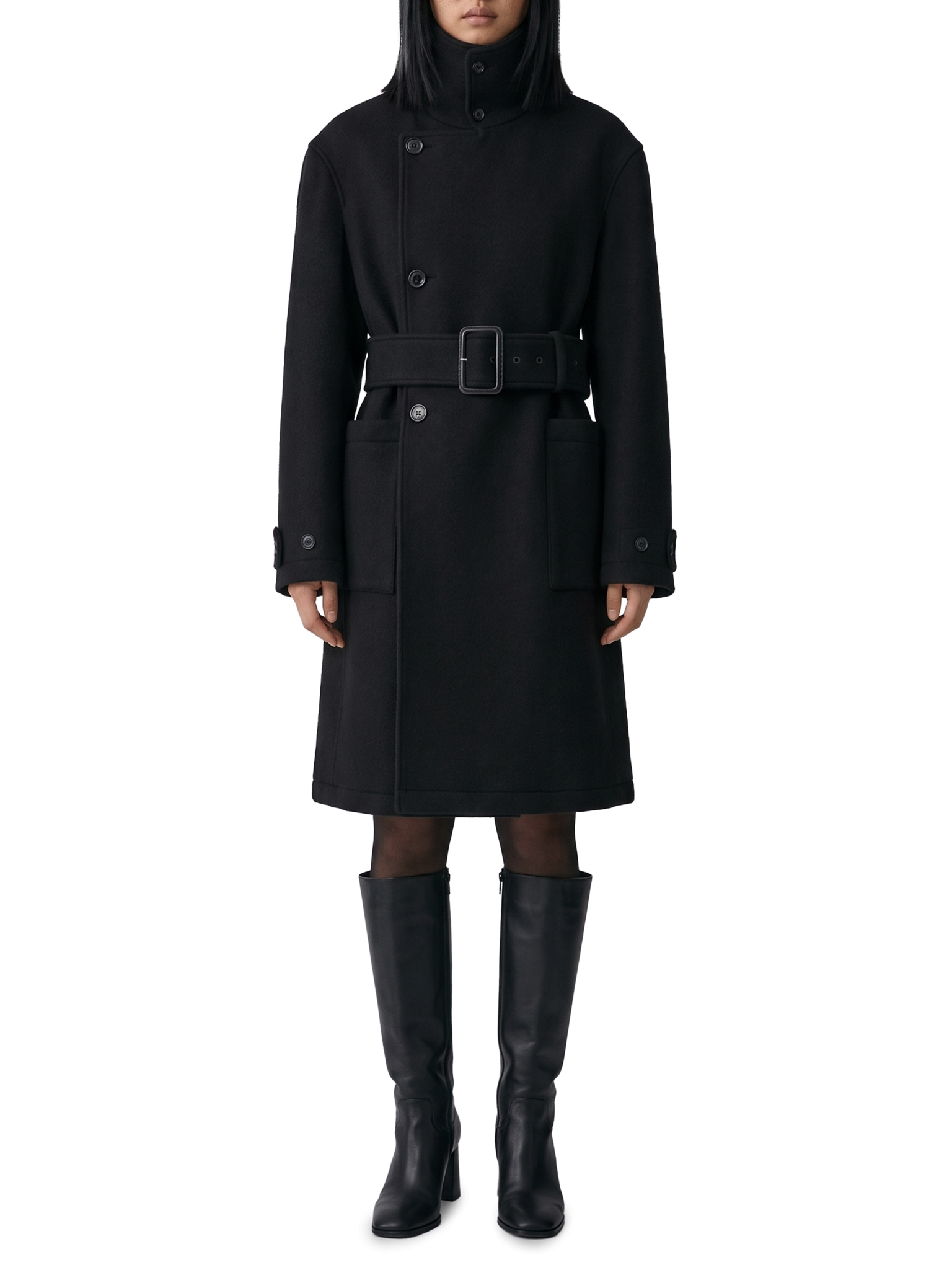 [LEMAIRE] Coat FW26 CO1155_LF1700_BK999